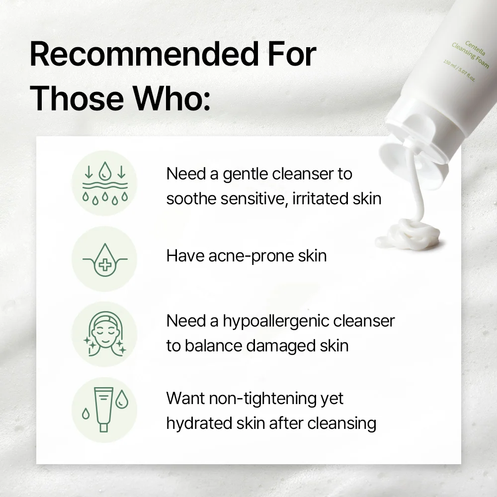 mixsoon Centella Cleansing Foam 150ml - Image 3