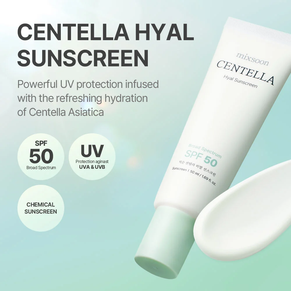 mixsoon Centella Hyal Sunscreen 50ml - Image 3