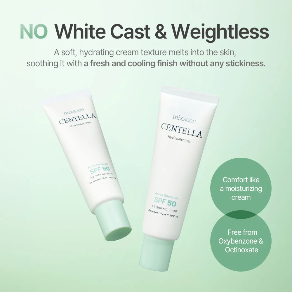 mixsoon Centella Hyal Sunscreen 50ml - Image 7