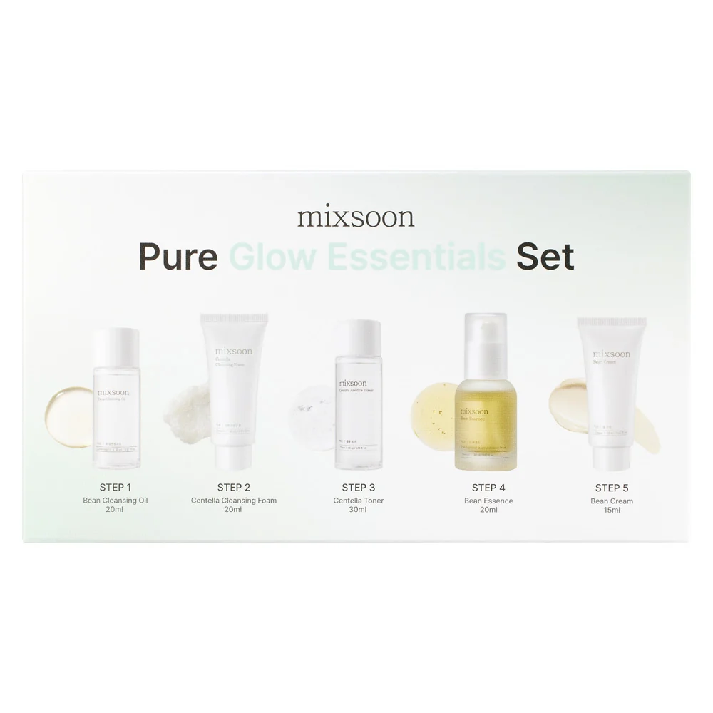 mixsoon Pure Glow Essentials Set – All-in-One Skincare Kit, 5-Step Routine, Glow Boosting, Gentle & Hydrating, Perfect for Gift - Image 2