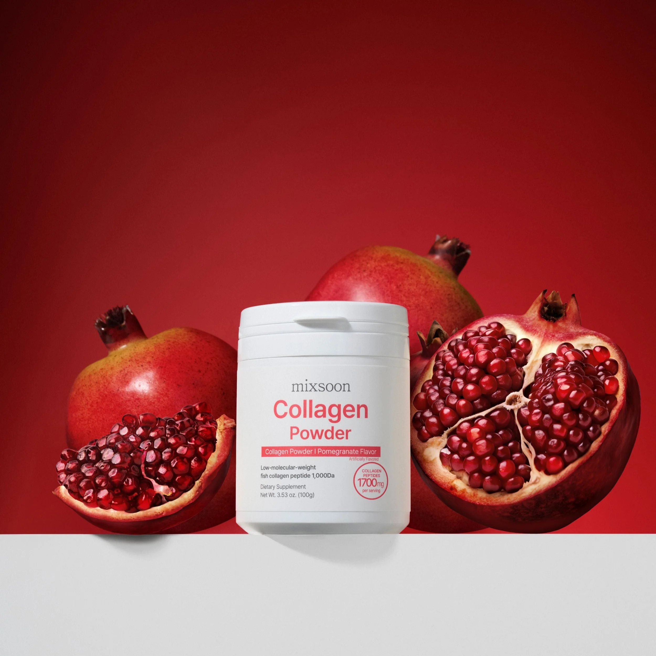 mixsoon Collagen Powder Pomegranate Flavor 100g - Image 4