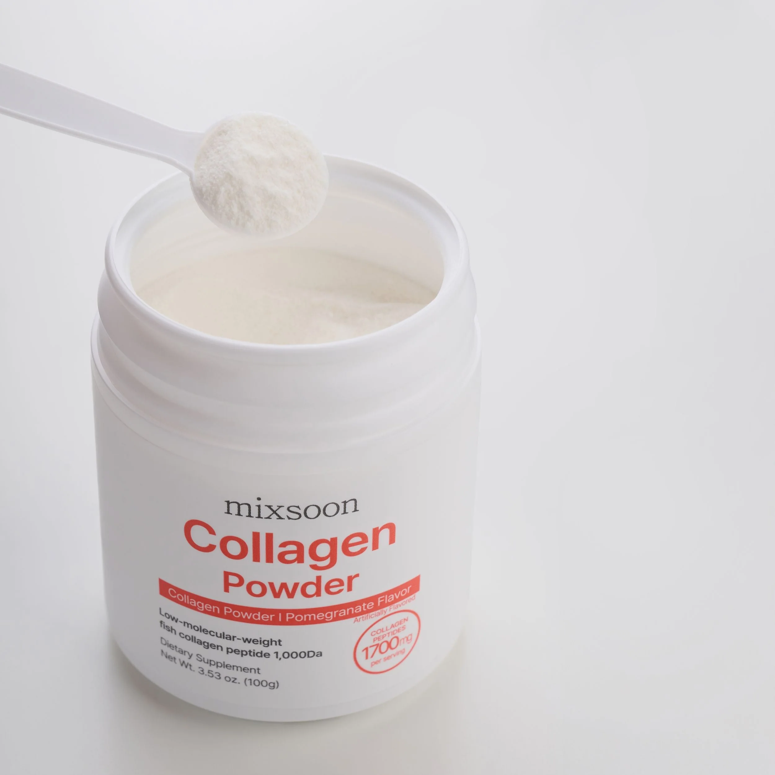 mixsoon Collagen Powder Pomegranate Flavor 100g - Image 7