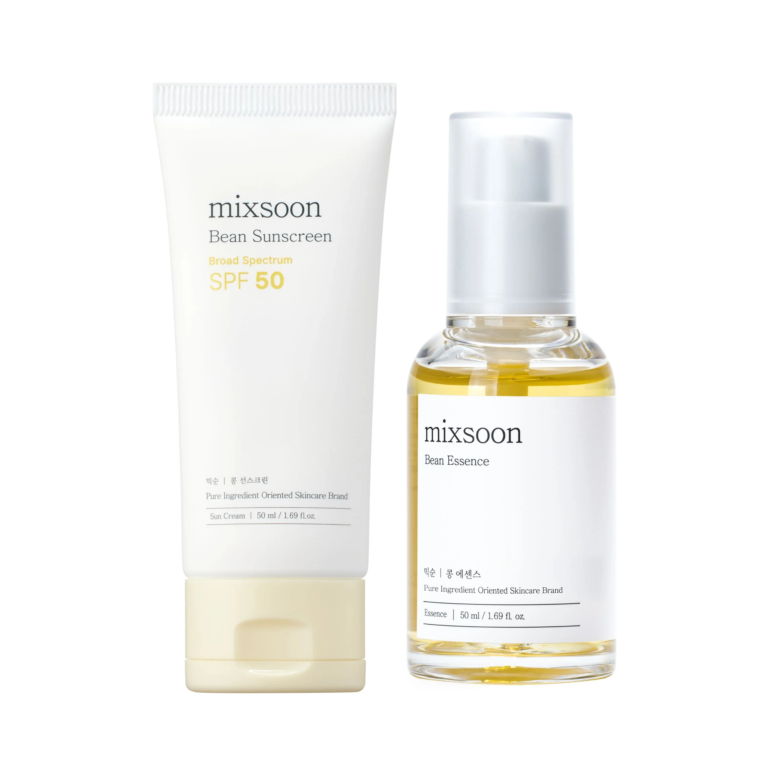 mixsoon Hydrate & Protect Duo / Bean Essence 50ml + Bean Sunscreen 50ml
